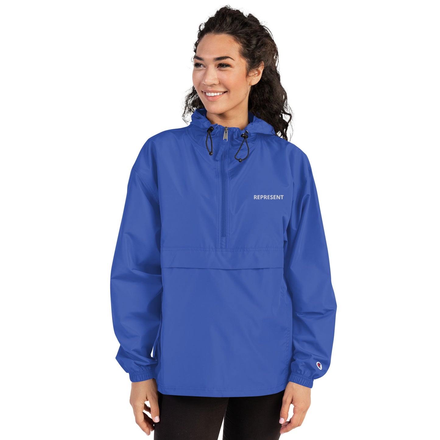 Represent Embroidered Champion Packable Jacket