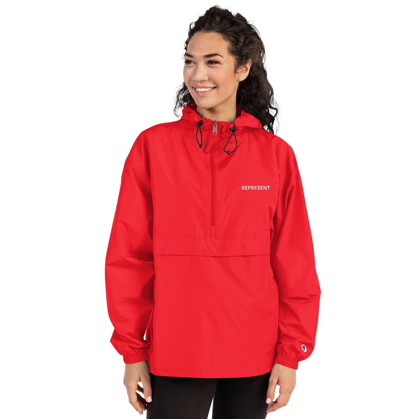 Represent Embroidered Champion Packable Jacket