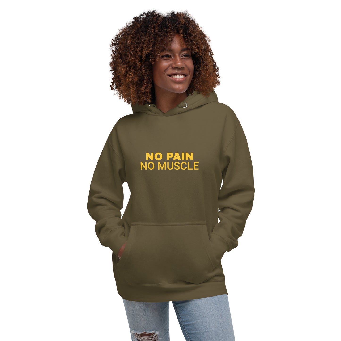 No Pain No Muscle Unisex Hoodie